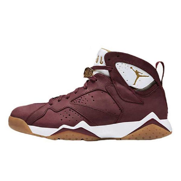 Nike Air Jordan 7 Cigar Sko Herre Burgunder