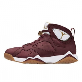 Nike Air Jordan 7 Cigar Sko Herre Burgunder