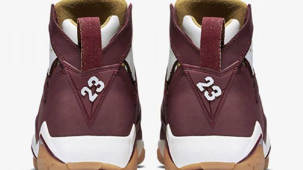 Nike Air Jordan 7 Cigar Sko Herre Burgunder
