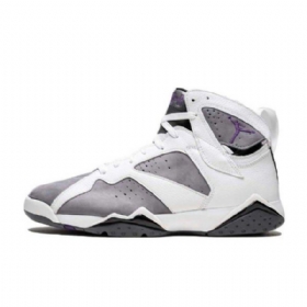 Nike Air Jordan 7 Flint 2021 Sko Herre Hvite Grå