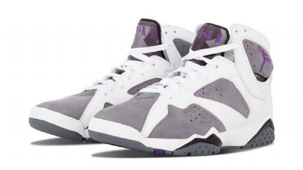 Nike Air Jordan 7 Flint 2021 Sko Herre Hvite Grå
