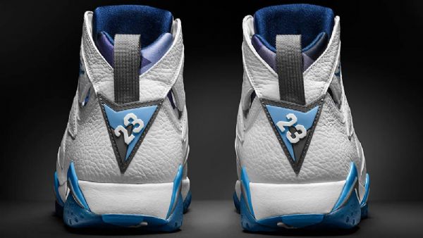 Nike Air Jordan 7 French Sko Herre Hvite Blå