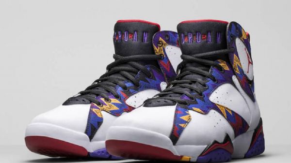 Nike Air Jordan 7 Genser Sko Herre Hvite Multicolor