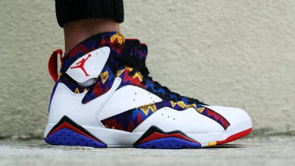 Nike Air Jordan 7 Genser Sko Herre Hvite Multicolor