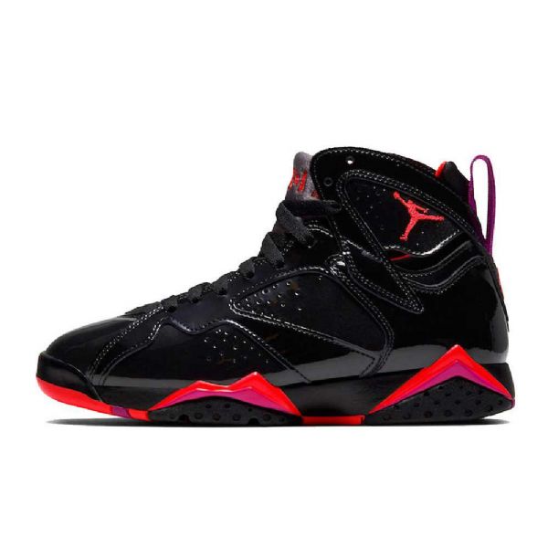 Nike Air Jordan 7 Gloss Sko Dame Svarte