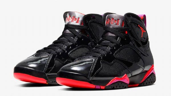 Nike Air Jordan 7 Gloss Sko Herre Svarte