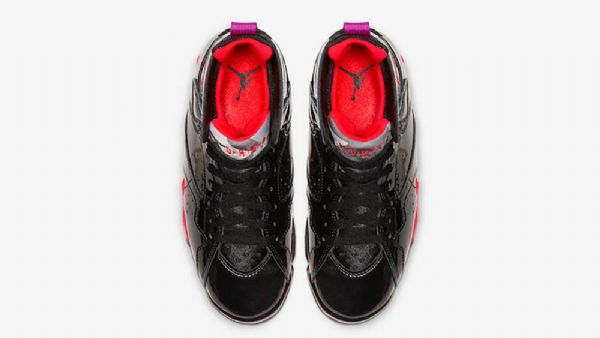 Nike Air Jordan 7 Gloss Sko Herre Svarte