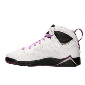 Nike Air Jordan 7 Gs Fuchsia Glow Tops Sko Herre Hvite