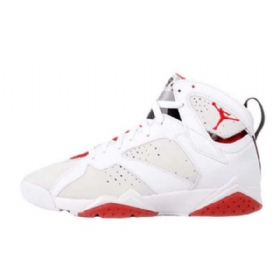 Nike Air Jordan 7 Hare Sko Herre Hvite Rød