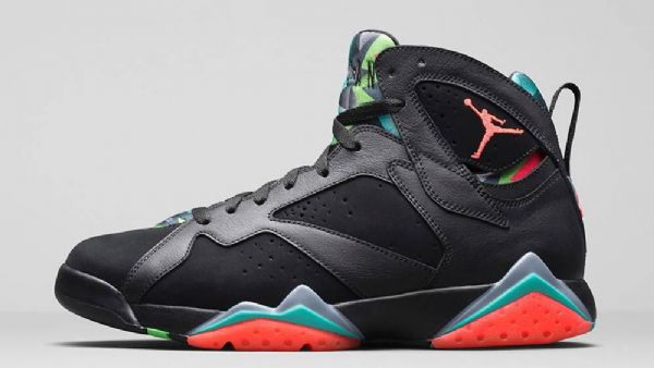 Nike Air Jordan 7 Marvin The Martian Sko Herre Svarte Rød