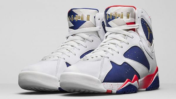 Nike Air Jordan 7 Olympic Tinker Alternate Sko Herre Multicolor