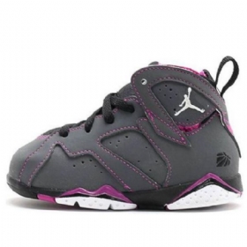 Nike Air Jordan 7 Retro Basketball Shoes Barn Grå