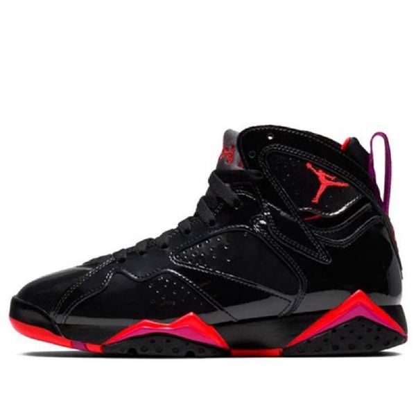 Nike Air Jordan 7 Retro Basketball Shoes Dame Svarte