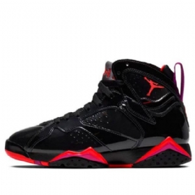 Nike Air Jordan 7 Retro Basketball Shoes Dame Svarte