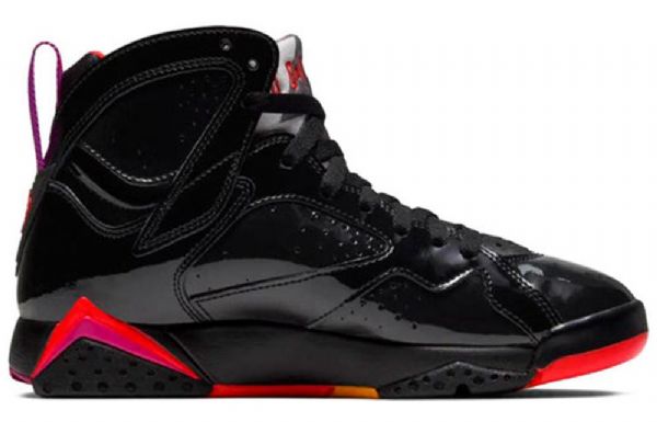 Nike Air Jordan 7 Retro Basketball Shoes Dame Svarte