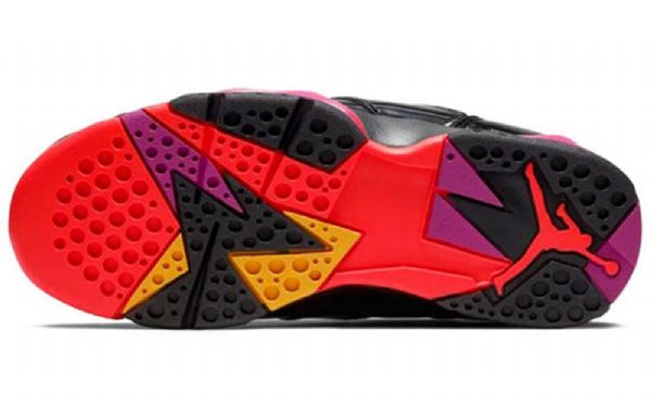 Nike Air Jordan 7 Retro Basketball Shoes Dame Svarte