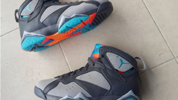 Nike Air Jordan 7 Retro Bobcats Sko Herre Grå