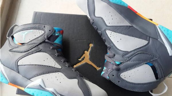 Nike Air Jordan 7 Retro Bobcats Sko Herre Grå