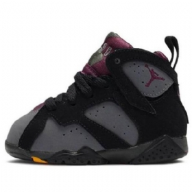 Nike Air Jordan 7 Retro Bt Sko Barn Burgunder