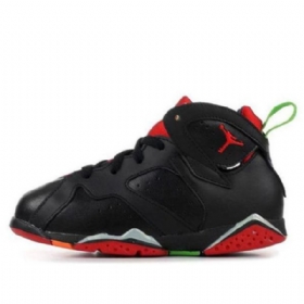 Nike Air Jordan 7 Retro Bt Sko Barn Svarte Rød