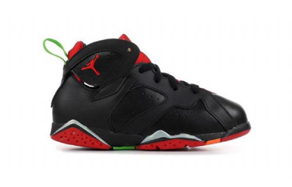 Nike Air Jordan 7 Retro Bt Sko Barn Svarte Rød