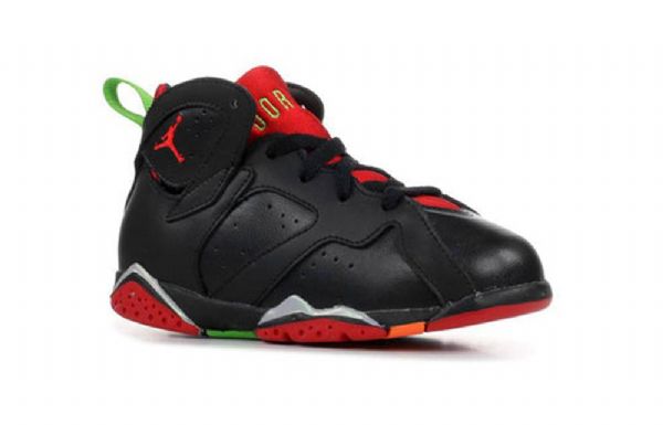 Nike Air Jordan 7 Retro Bt Sko Barn Svarte Rød