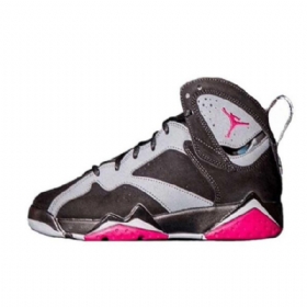 Nike Air Jordan 7 Retro Gs Sko Herre Svarte Fuchsia