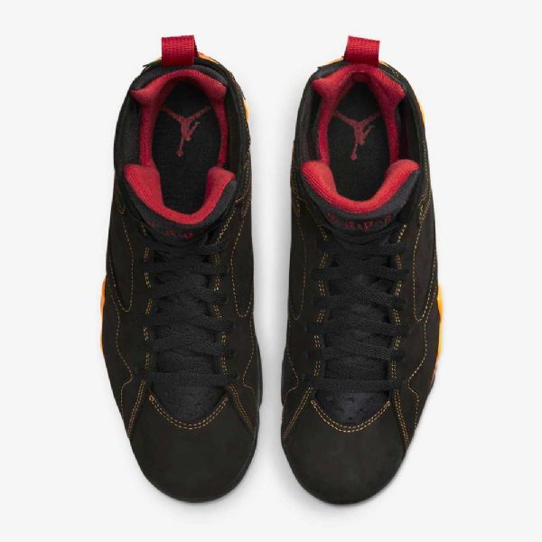 Nike Air Jordan 7 Retro Sko Herre Svarte Rød