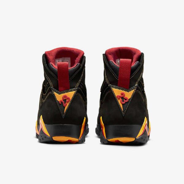 Nike Air Jordan 7 Retro Sko Herre Svarte Rød