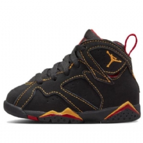 Nike Air Jordan 7 Retro Td Sko Barn Hvite