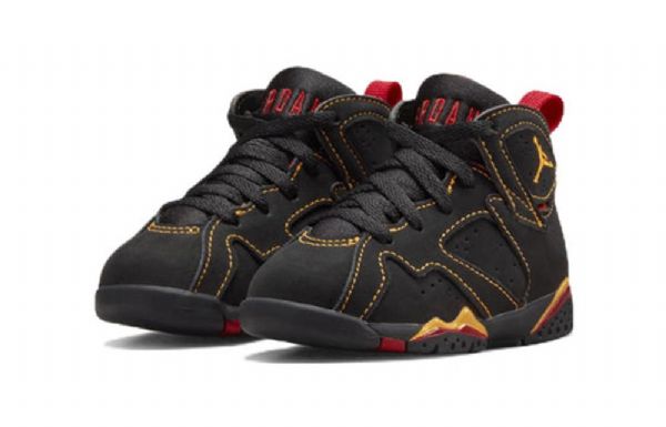 Nike Air Jordan 7 Retro Td Sko Barn Hvite