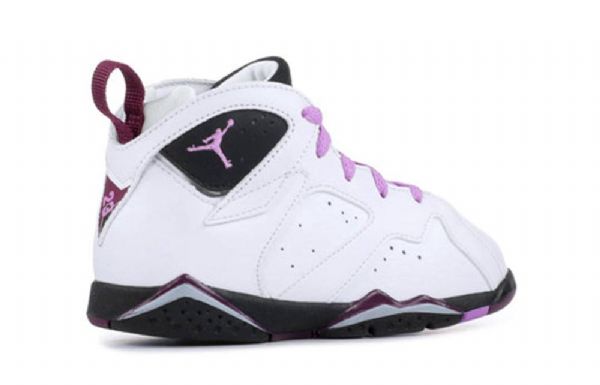 Nike Air Jordan 7 Retro Td Sko Barn Hvite Lilla