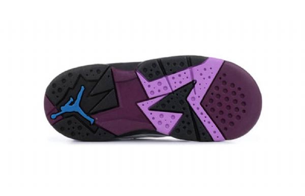 Nike Air Jordan 7 Retro Td Sko Barn Hvite Lilla