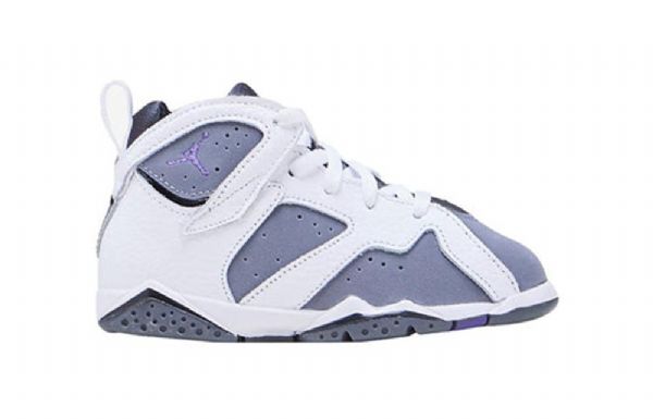 Nike Air Jordan 7 Retro Td Sko Barn Marineblå Grå Svarte