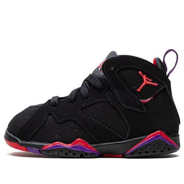 Nike Air Jordan 7 Retro Td Sko Barn Svarte