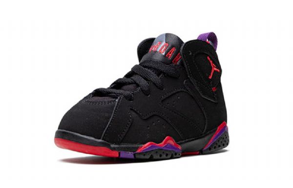 Nike Air Jordan 7 Retro Td Sko Barn Svarte