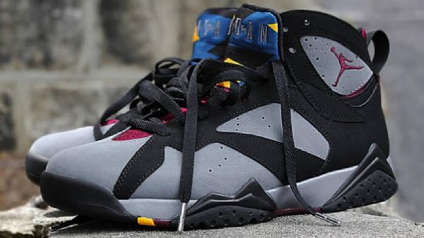 Nike Air Jordan 7 Sko Herre Svarte Grå