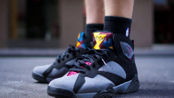 Nike Air Jordan 7 Sko Herre Svarte Grå