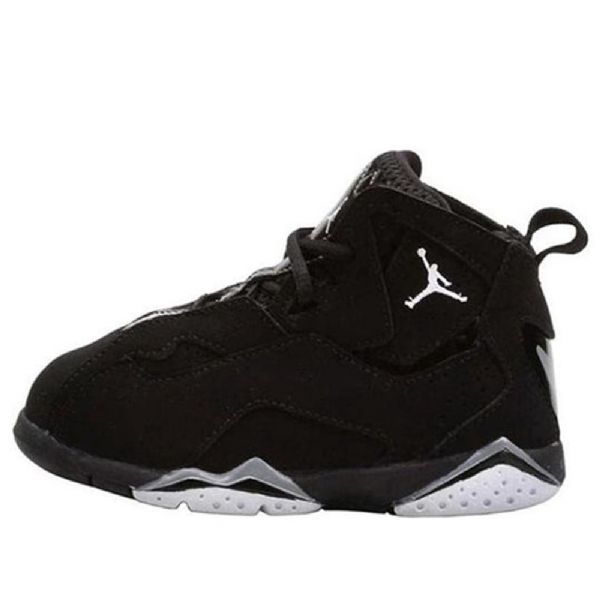 Nike Air Jordan 7 True Flight Retro Basketball Shoes Barn Svarte