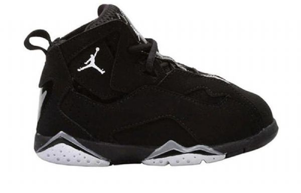 Nike Air Jordan 7 True Flight Retro Basketball Shoes Barn Svarte