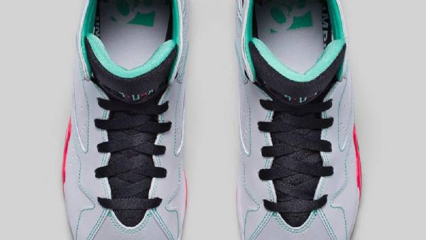 Nike Air Jordan 7 Verde Girls Sko Herre Grønn Grå