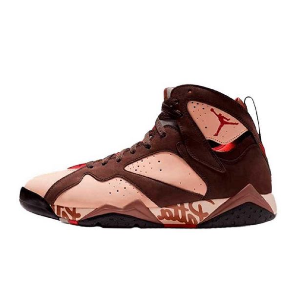 Nike Patta X Air Jordan 7 Mahogany Sko Herre Burgunder