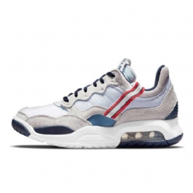 Nike Psg X Jordan Ma2 Sko Herre Hvite Rød Marineblå