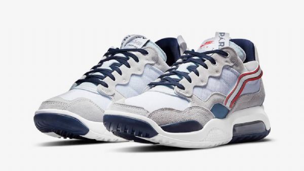 Nike Psg X Jordan Ma2 Sko Herre Hvite Rød Marineblå