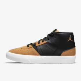 Nike Air Jordan Series Mid Tops Sko Herre Svarte Gull Hvite