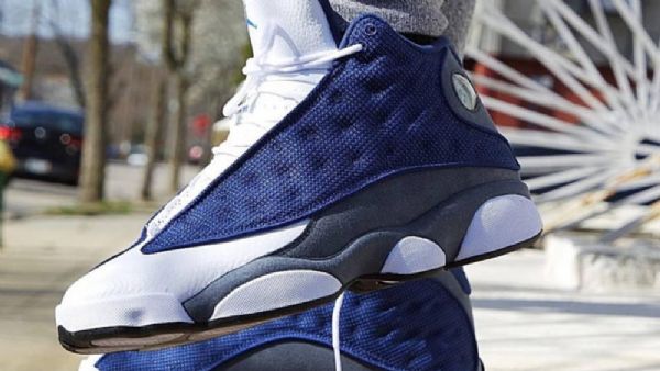 Nike Air Jordan 13 Flint Sko Herre Marineblå