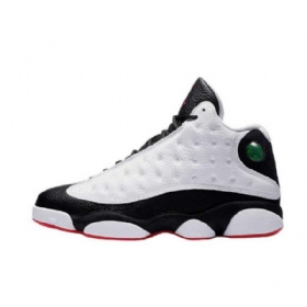 Nike Air Jordan 13 He Got Game Sko Herre Hvite Svarte