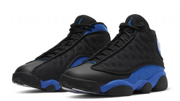 Nike Air Jordan 13 Hyper Royal Sko Herre Svarte Blå