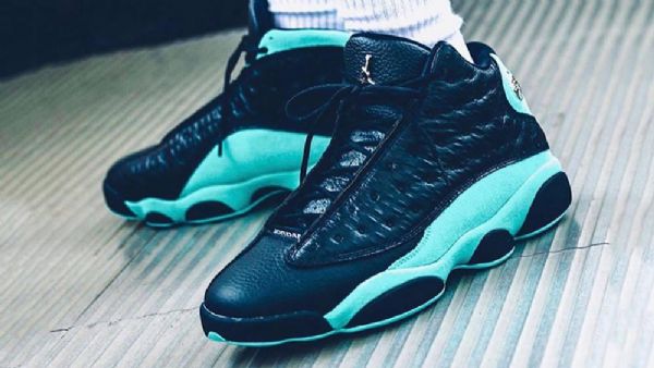 Nike Air Jordan 13 Island Sko Herre Grønn