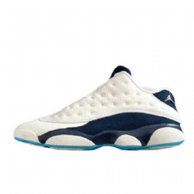 Nike Air Jordan 13 Low Tops Hornets Sko Herre Khaki Marineblå